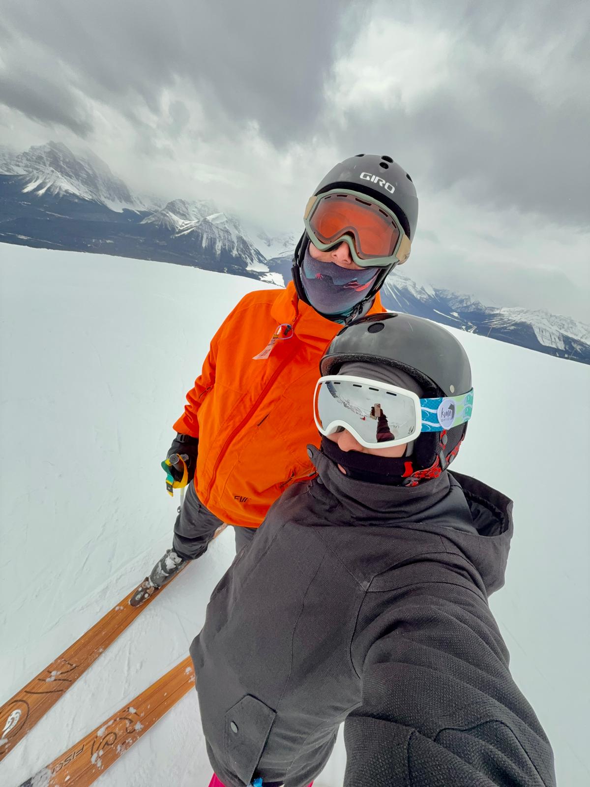 A ski day in the Rockies